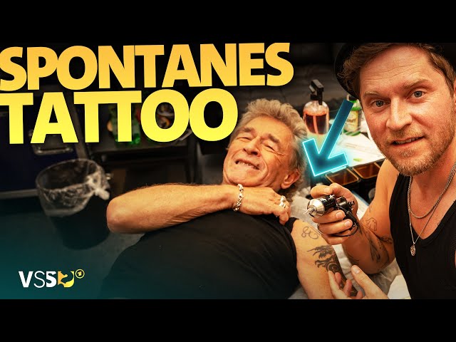 Auf Peter Maffay Konzert: Johannes Oerding lässt sich Fake-Tattoo stechen | Verstehen Sie Spaß?