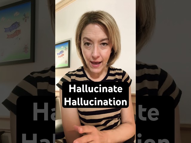 Pronounce HALLUCINATE & HALLUCINATION - #SHORTS #English Pronunciation Mini Lesson #Learnenglish