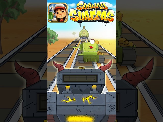 Танковый SubwaySurfers #gerand #subwaysurfers  #мультики_про_танки #shorts