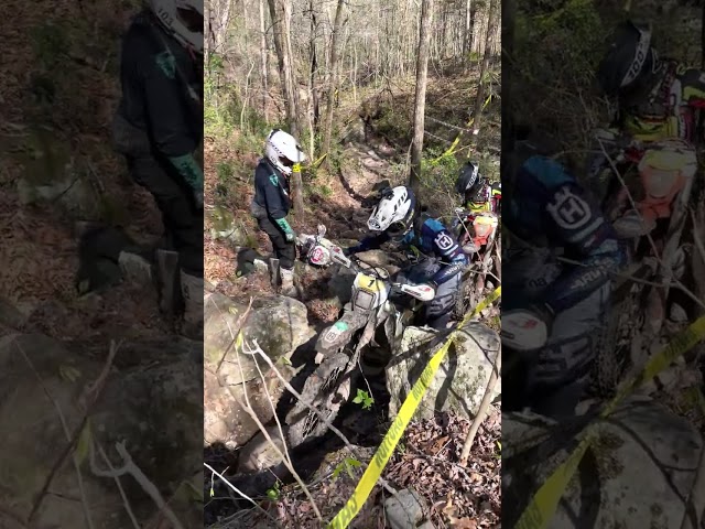 Graham Jarvis at the inaugural hard enduro at  Hardwood Hills Ranch Mansfield, MO "Angry Anna"