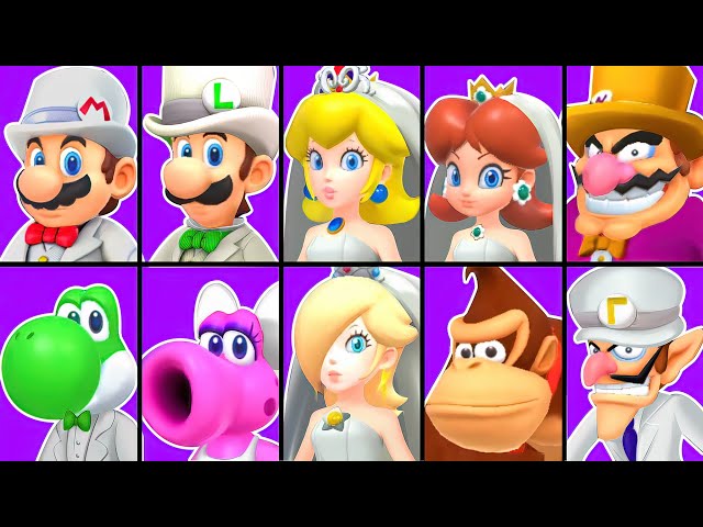 Mario Party Superstars - Special All Characters Wedding Outfit (Hardest Difficulty)