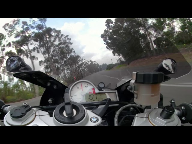 Chasing Gixxer,,,overtaken by K1300 (360 degree footage)