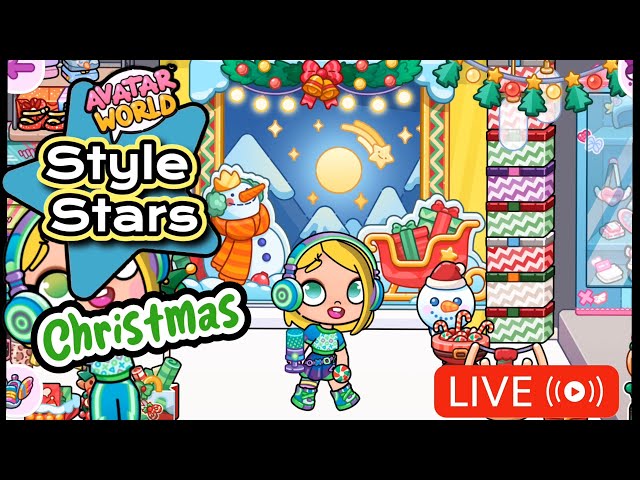 (LIVE) STYLE STARS - CHRISTMAS! Hide & Seek! PLAY WITH ME in Avatar World