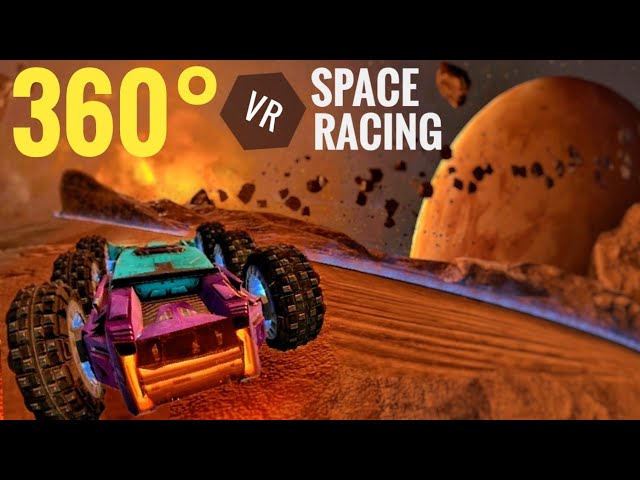 VR 360° Space Racing 4K immersive driving game (Virtual Reality) #3DVR360VIDEOS #360video