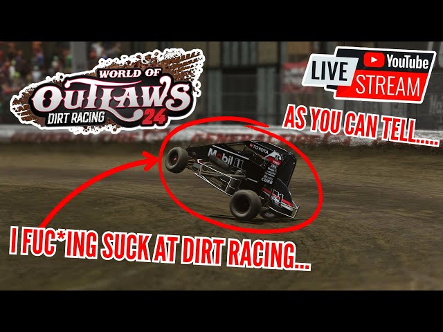 🔴LIVE! COULDN'T KEEP THE FRONTEND ON THE GROUND!.... | World of Outlaws 24