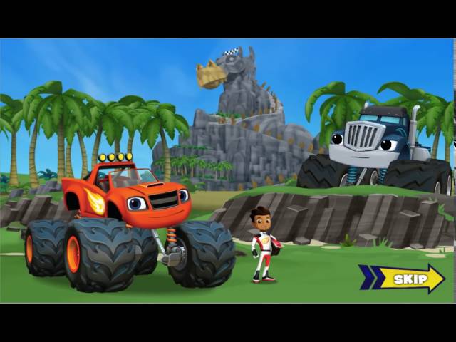 Blaze and the Monster Machines  - Dragon Island Race / gameplay