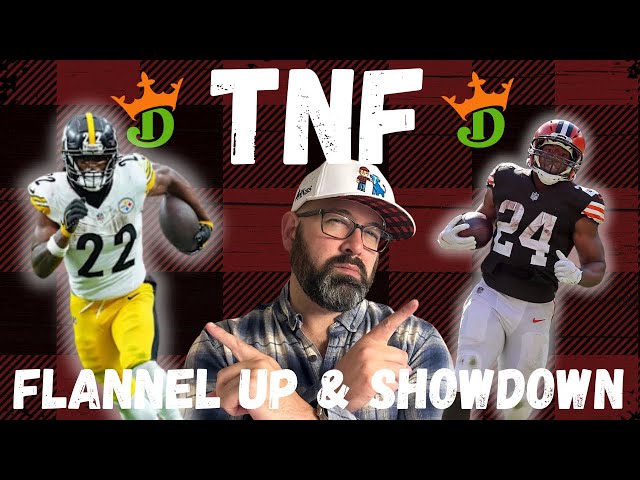 NFL DFS DraftKings Showdown Picks LIVE Strategy For Steelers-Browns Thursday Night Football Lineups