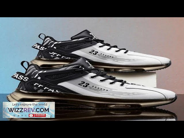 Stylish Men's Athletic Shoes for Sports Enhanced Ventilation for Comfort during Review