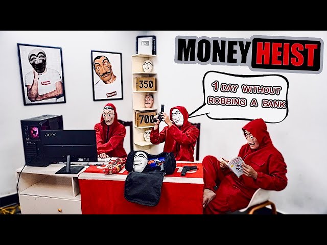 MONEY HEIST PARKOUR || What's a free day of BAD GUY || ( EPIC LIVE STORY )  B2F