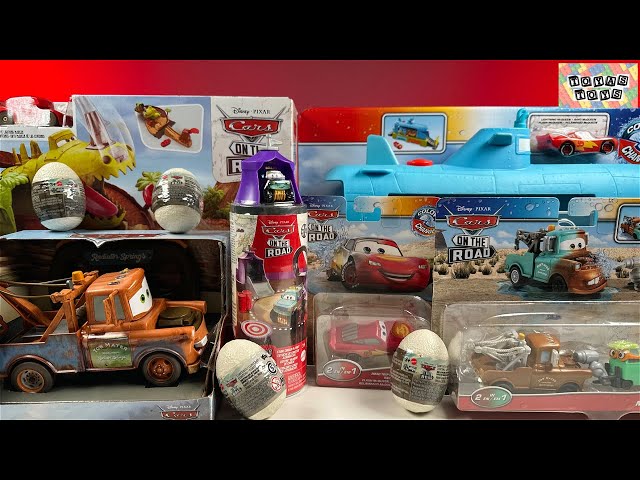 Disney Pixar Cars On the Road Collection Unboxing Review |Dinosaur Playground with Lightning McQueen