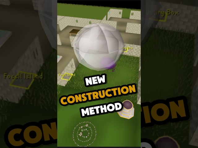 Newly Discovered AFK Construction Training Guide #osrs #oldschoolrunescape #runescape