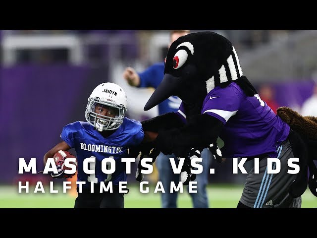 Mascots vs. Kids Halftime Game | Minnesota Vikings