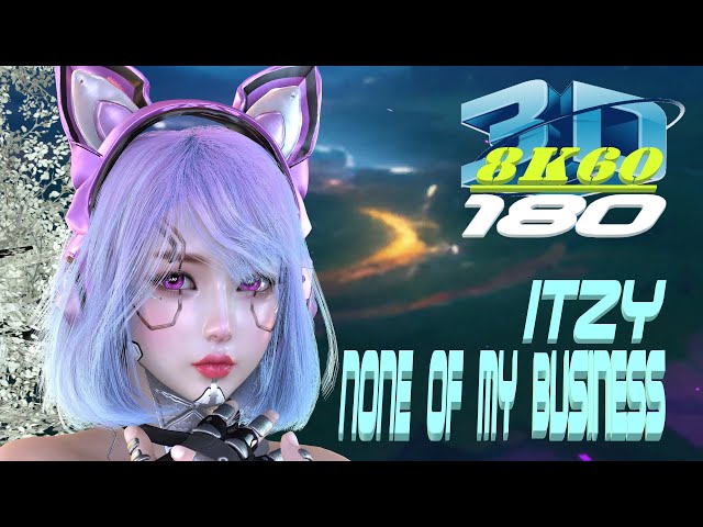 ITZY - None of My Business, VR180, 3D, Dance, MMD, VaM, kpop