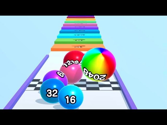 BALL RUN 2048 - All Levels Gameplay Android, iOS