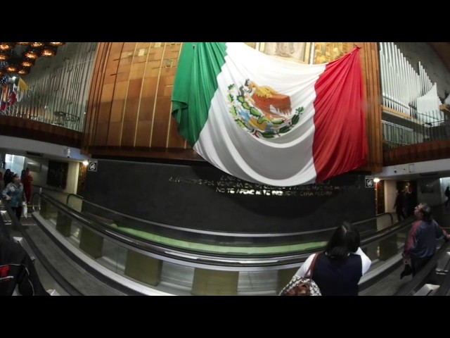 Video en 360 grados de la visita a la Virgen de Guadalupe en la Basílica