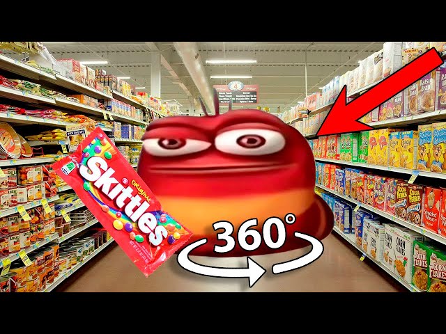 Skittles meme oi oi oi red larva 360° VR