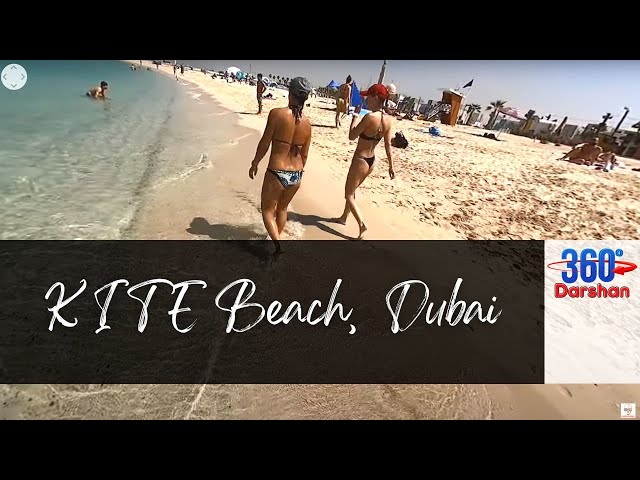 360° Kite Beach, Dubai perfect for sun-seekers, foodies & sports | 360° Virtual Tour #360Darshan