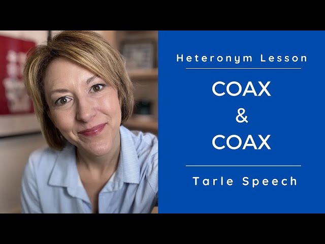 Learn How to Pronounce COAX & COAX - American English Heteronym Pronunciation Lesson  #learnenglish