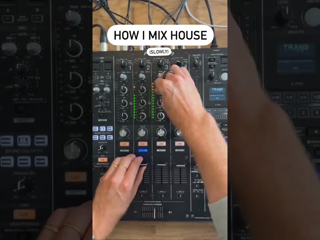 How I mix house slowly! #shorts