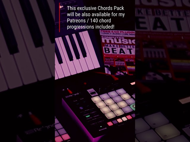 New Live soon and New CM exclusive MIDI Chord Pack release with 140 chord progressions