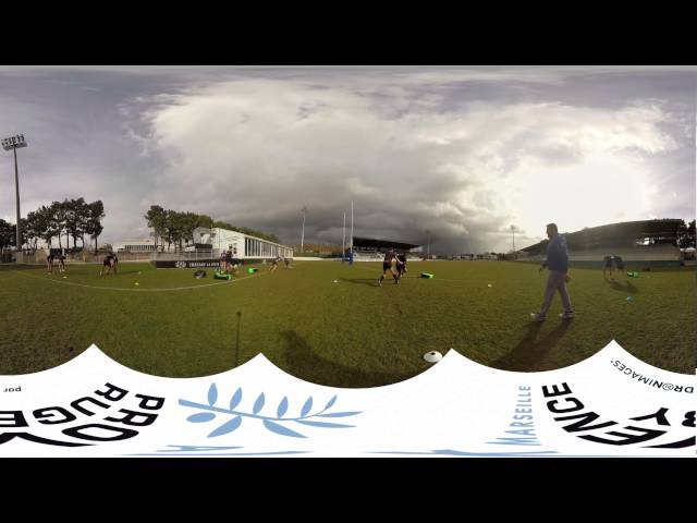 360° VR - Séance technique avec l'Académie de formation Provence Rugby