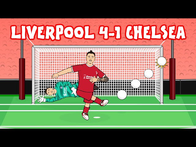 🔥LIVERPOOL vs CHELSEA - THE SONG!🔥 (4-1 Conor Bradley Jota Diaz Parody Goals Highlights 2023)