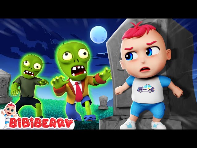 Zombie Dance 🧟 Five Little Ducks | Toddler Learning Video | Bibiberry Nursery Rhymes