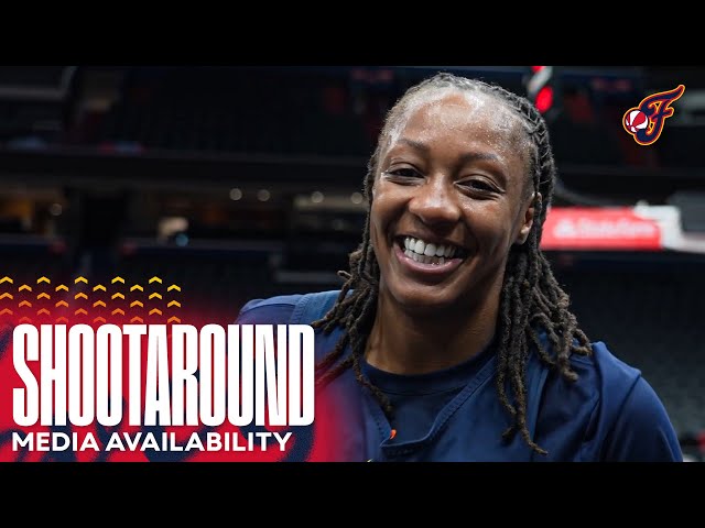 Indiana Fever Shootaround Media Availability (at Washington Mystics) | September 19, 2024