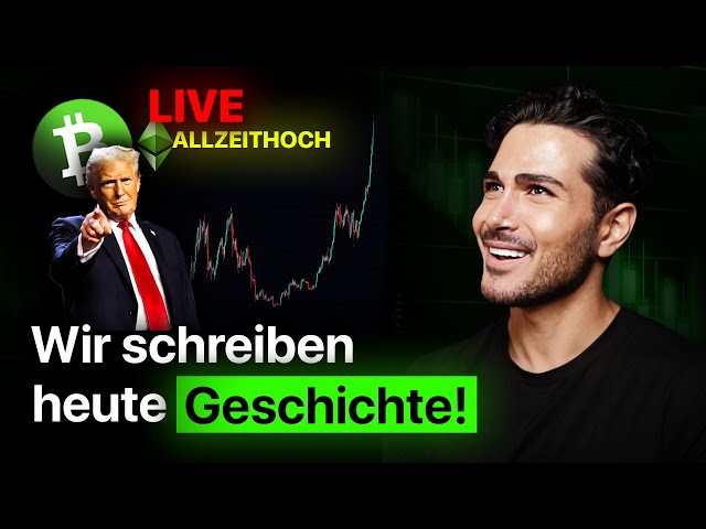 Bitcoin: $100K ALLZEITHOCH HEUTE!!! (2.65% entfernt!)