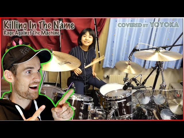 Drummer reacts to YOYOKA!!! (again!) [Rage Against The Machine - Killing In The Name Of]