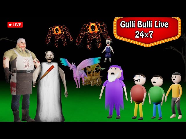 Gulli Bulli Full Episode | 24/7 Live | Cartoon | Baba Wala | Make Joke Horror Vines