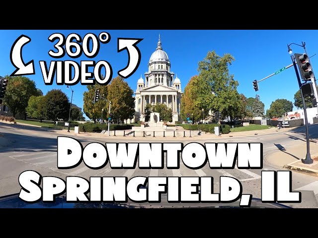 Tour of Downtown Springfield, Illinois 360° Travel