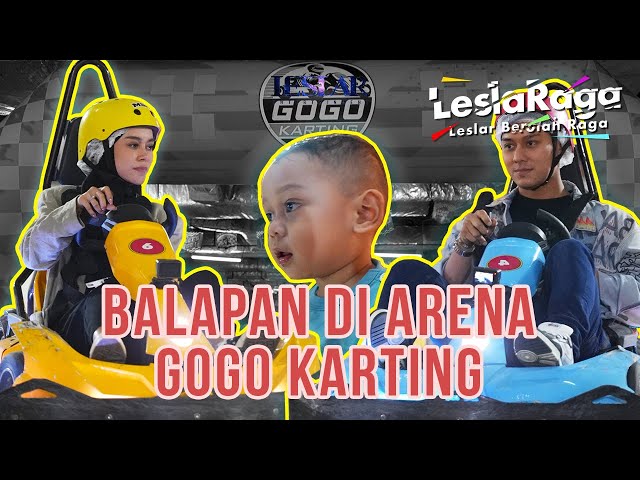 LESLARAGA : PANDA SALING SALIP DAN TABRAK DI ARENA GOKART?!? SIAPA YANG MENANG YA?!?