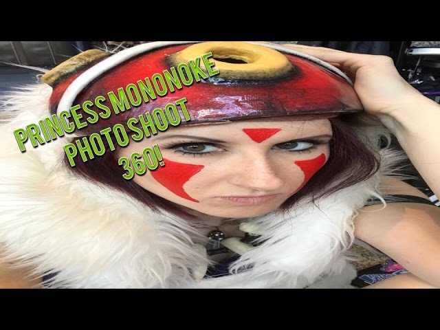 360 Video VR of My Princess Mononoke Cosplay Photoshoot