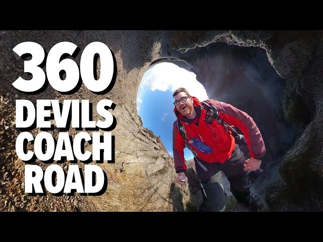 360 VR Climbing Devils Coach Road, Mourne Mountains 5.6k Insta360 One X