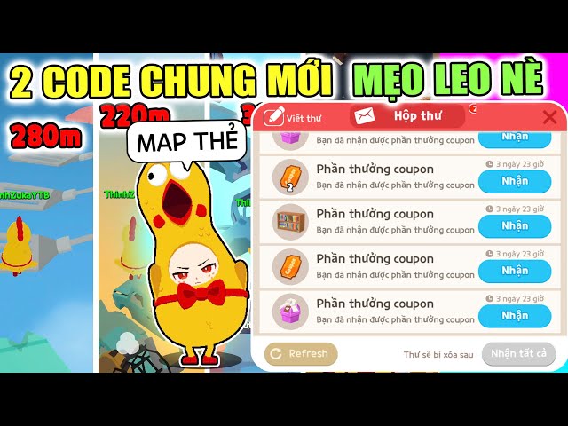 Play Together | 2 CODE CHUNG, TRICK 15 MAP SIÊU NHANH, MAP THẺ, MAP CUỐI, CỰC DỄ