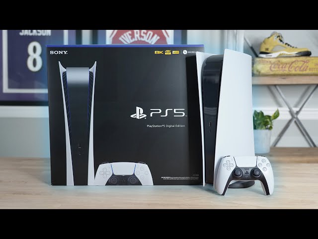 Sony PLAYSTATION 5 Digital Edition UNBOXING & PS5 GIVEAWAY