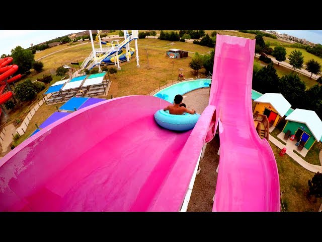 Screaming Fast Slides at Hawaiian Falls