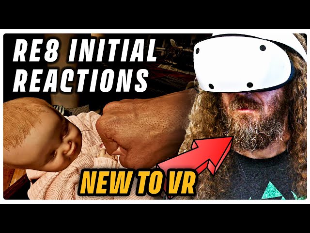 👀 VR first timer plays Resident Evil Village PSVR 2 PlayStation 5 vr