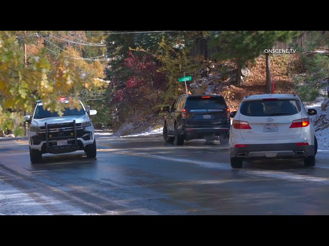 Dozens Of Cars Crashed, & Spun Out From Icy Roads