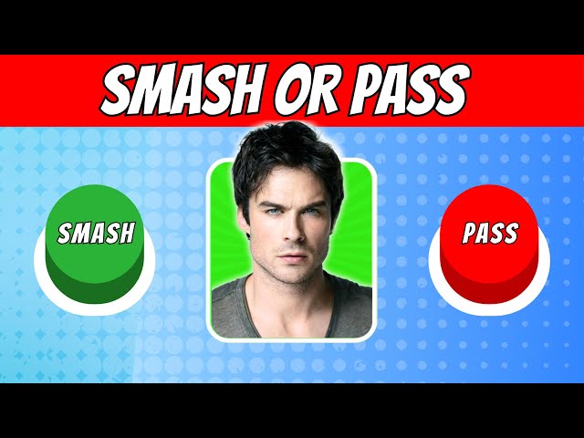 SMASH or PASS 110 OPTIONS!! | Male TV Characters Edition 2024 | QUIZ WAVEZ