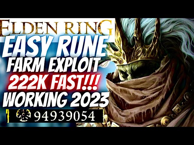 Elden Ring - Rune Farm Exploit! New Working Now 2023, Patch 1.08!