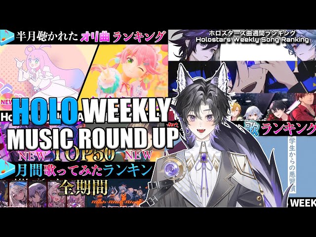 Hololive + Holostars  Weekly Music Round Up (2024/1/11-11/8)「 ホロライブ + ホロスターズ 」