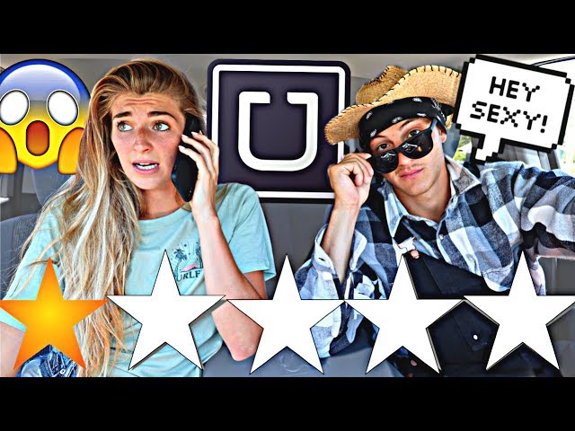 PICKED UP MY GIRLFRIEND IN AN UBER UNDER DISGUISE!! *She Ran*