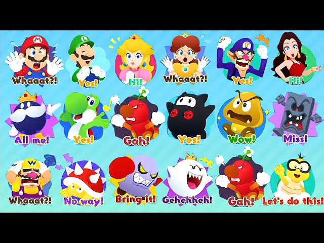 Super Mario Party Jamboree - All Reactions Nintendo Switch