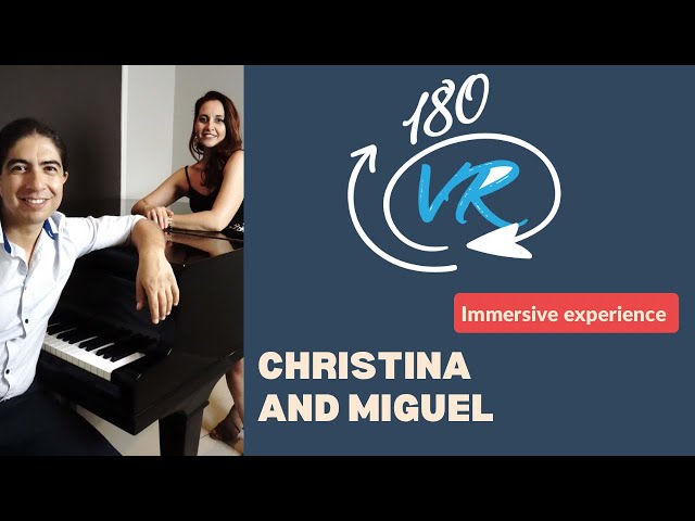 back to black interpretado por Cris y Miguel Grabado en 3D para Realidad Virtual