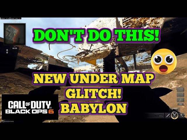 💀💥 NEW GOD MODE Under Map Glitch - Babylon Map BO6! 💀💥#b06 #cod #glitch #godmode #undermap