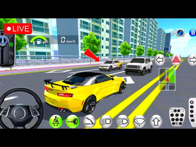 3D Driving Class Simulation || Funny Police Officer Refuel His Super Car Gas Crazy Driving Gameplay