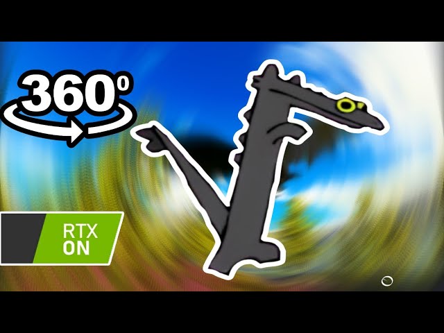 360° Toothless Dragon Dancing RTX ON  | VR