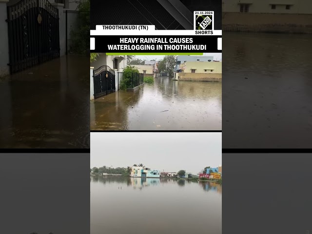 Tamil Nadu: Heavy rainfall in Thoothukudi causes waterlogging